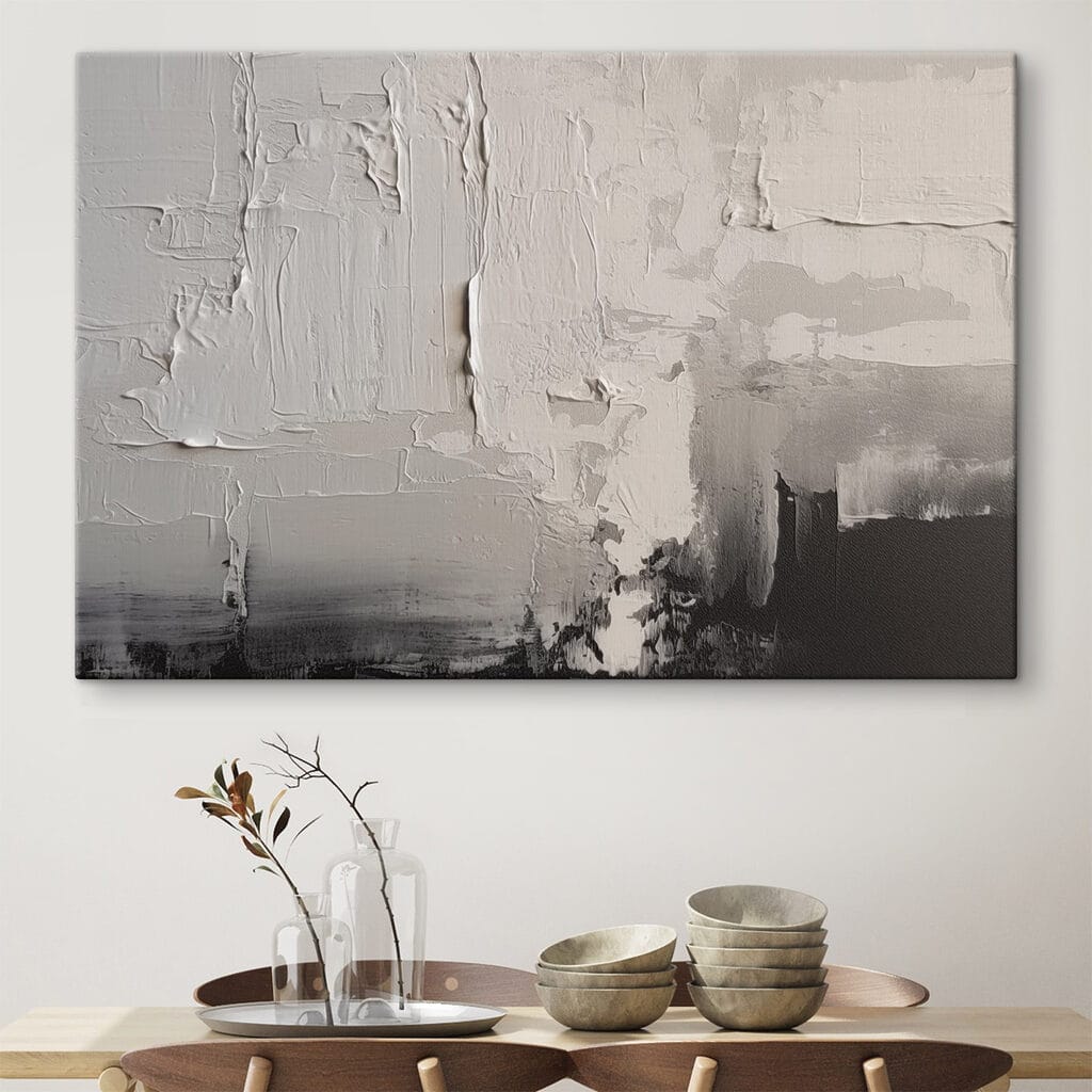 Subtiele grijstinten en wittinten in een interieur