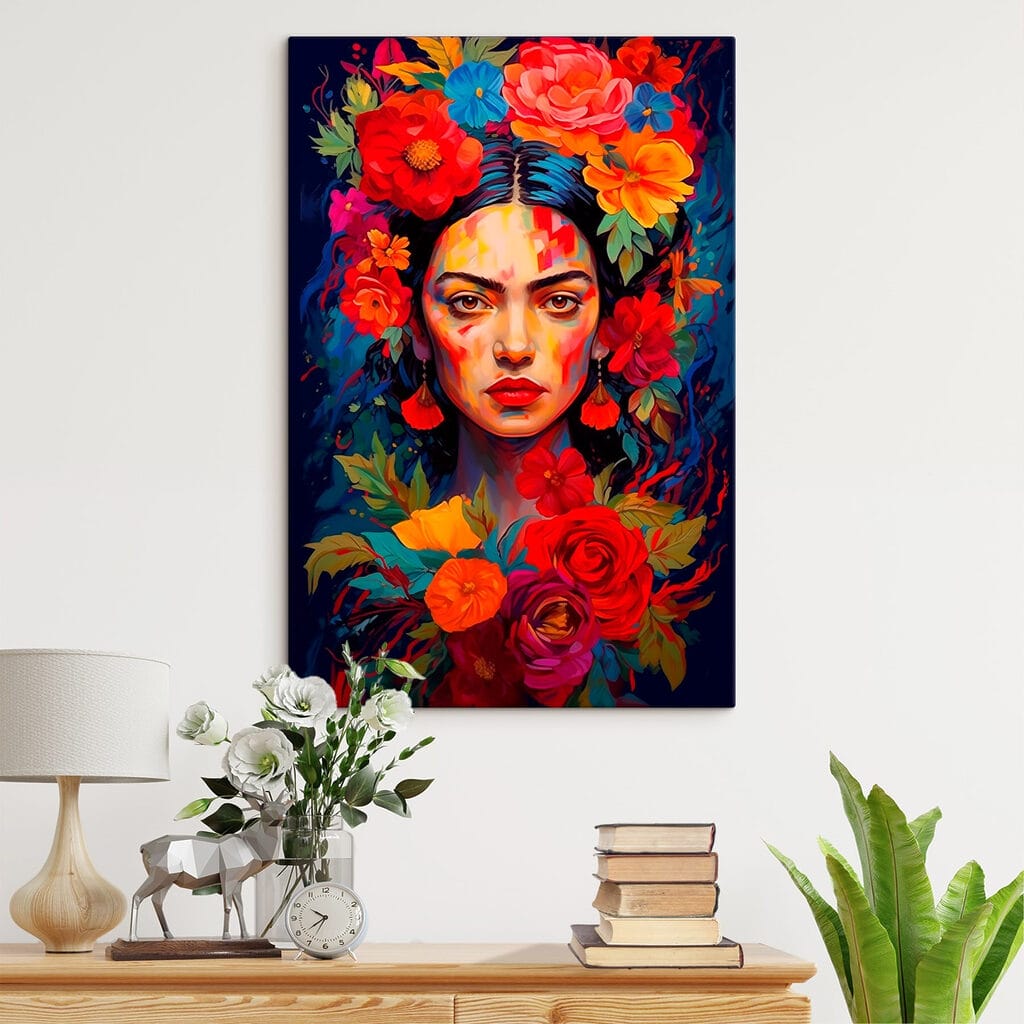 Frida tussen vurige bloemen — interieur 2