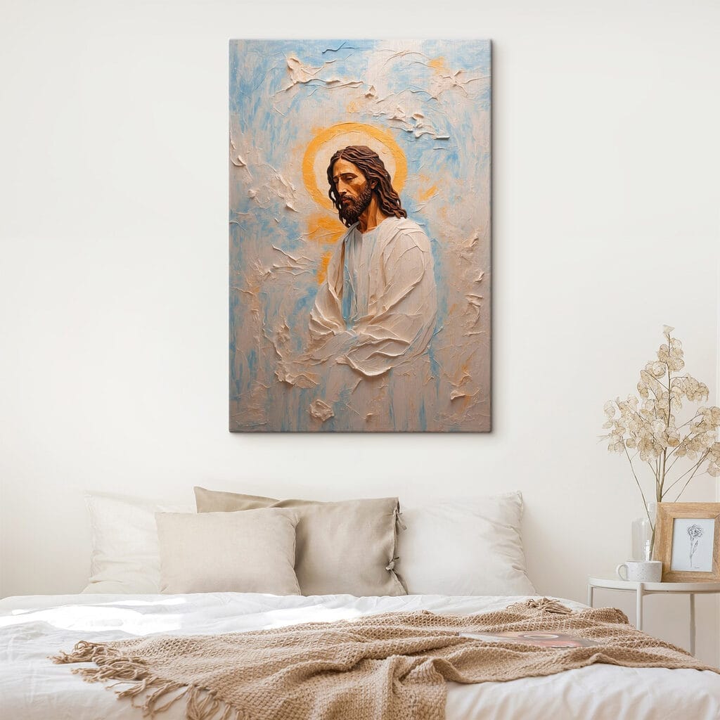 Jezus met gouden lichtkrans — interieur 2