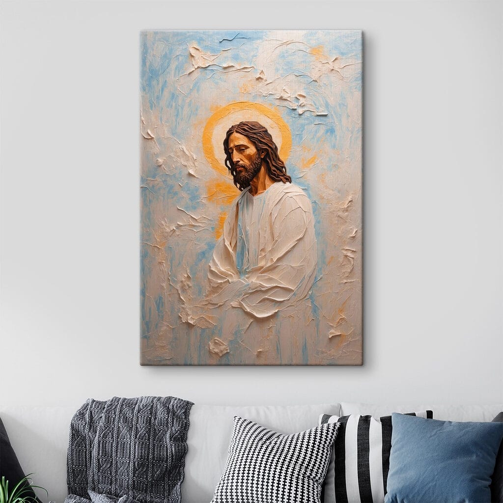 Jezus met gouden lichtkrans — interieur 3