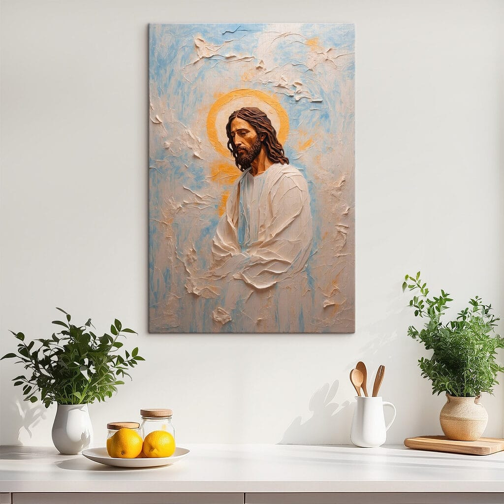 Jezus met gouden lichtkrans — interieur 4