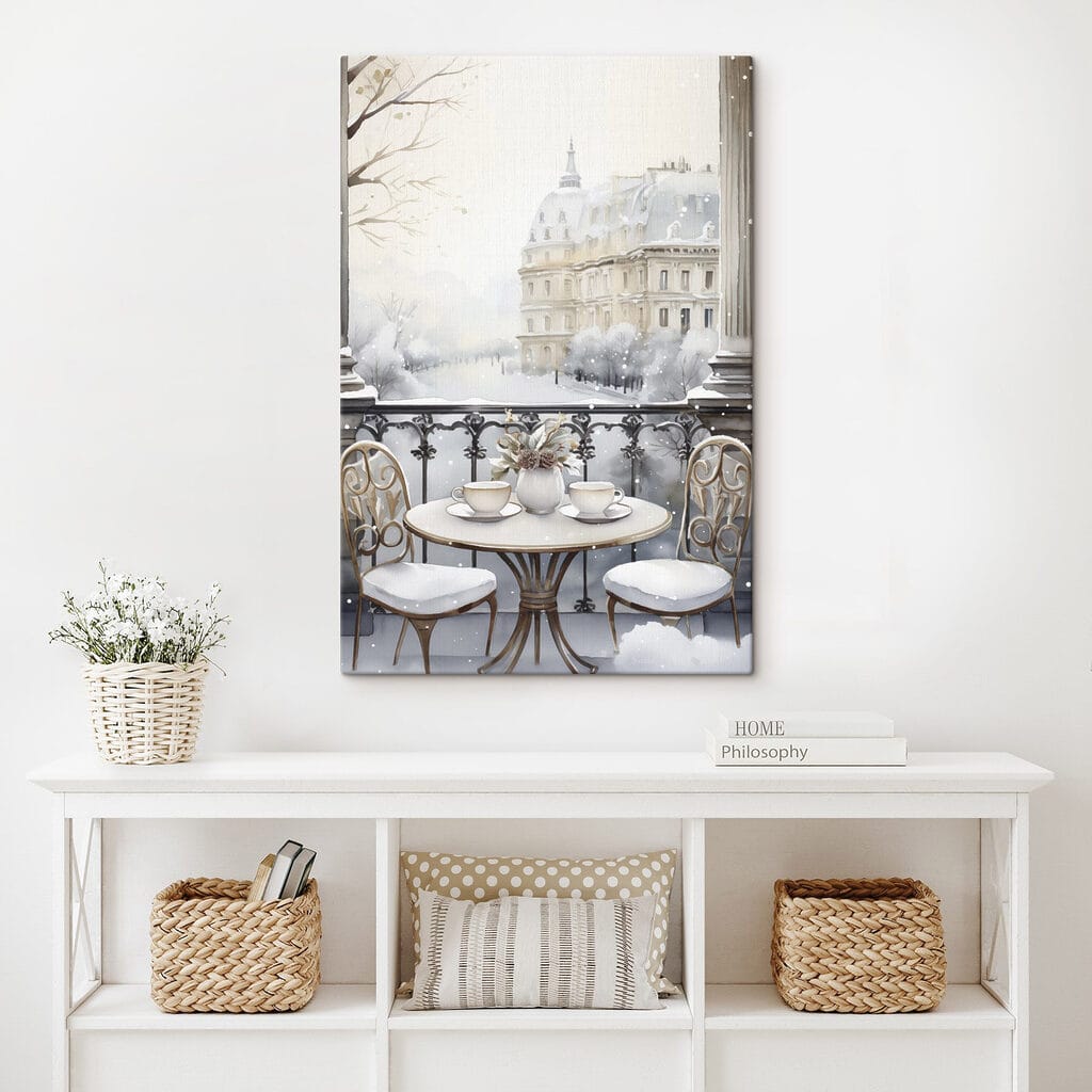 Sneeuwterras met Parijse gevels — interieur 2