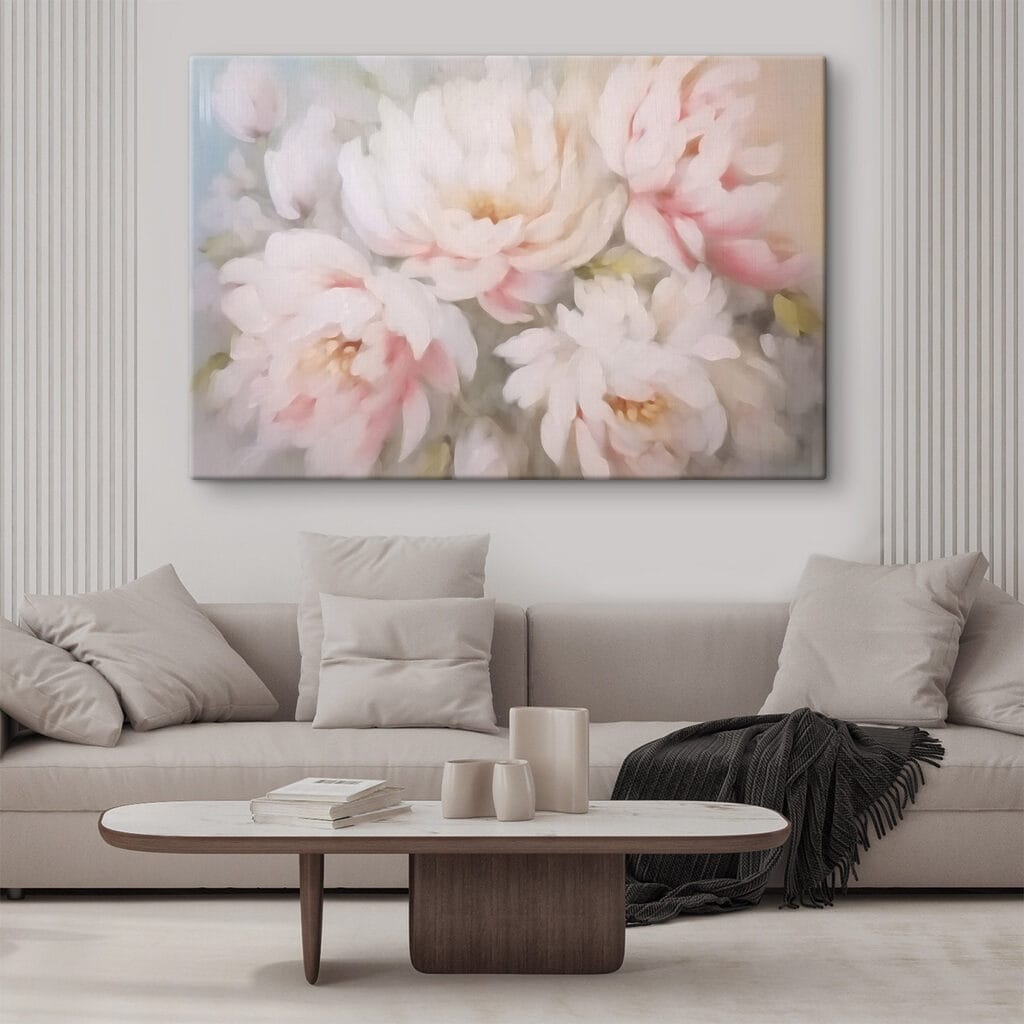Pioenen in roze waas — interieur 2