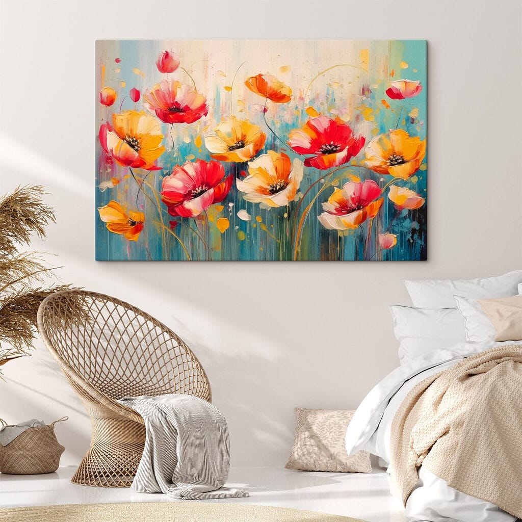 Klaprozen in vurige kleurstreken — interieur 2