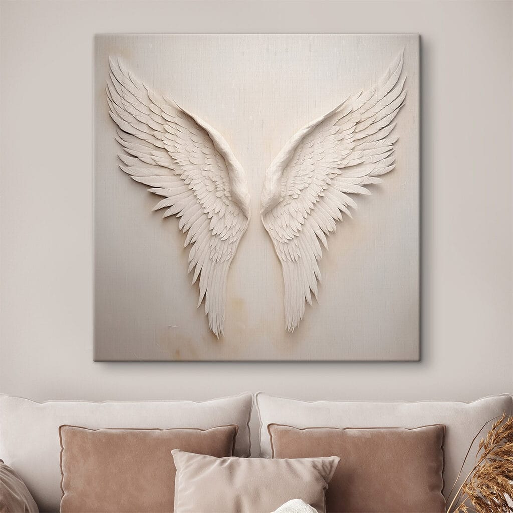 Twee vleugels in roomwit — interieur 2
