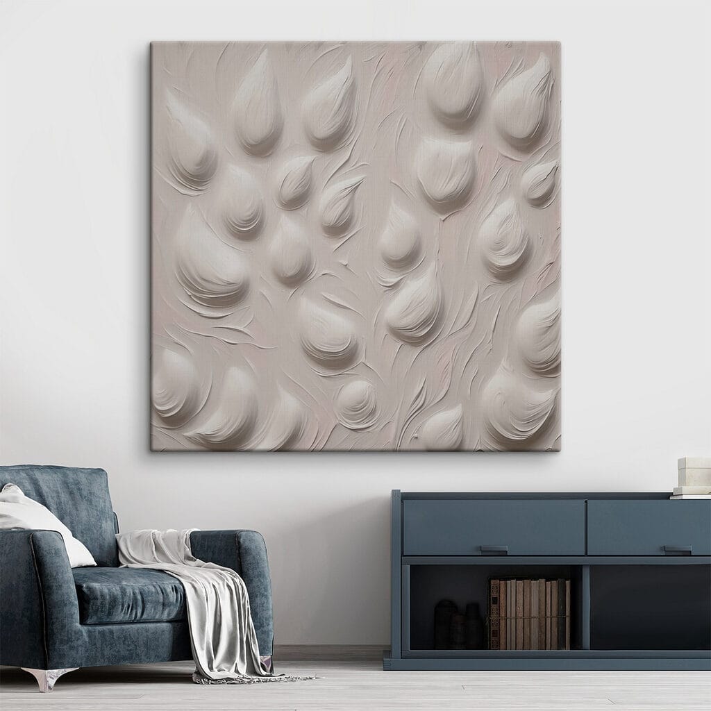 Witte druppels in beweging — interieur 2