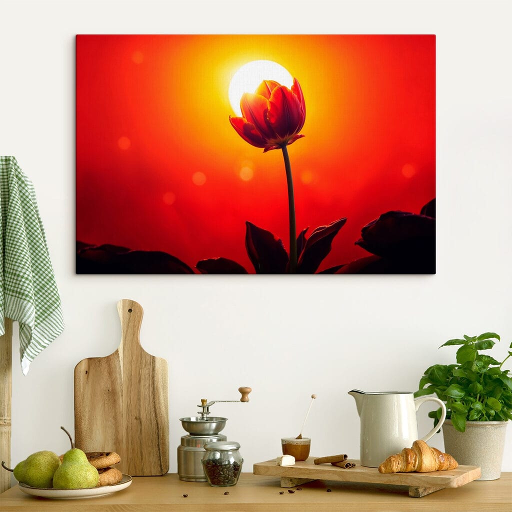 Rode tulp voor zonnegloed — interieur 4