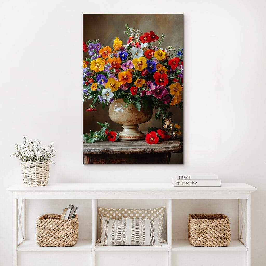 Boeket in klassieke vaas — interieur 2