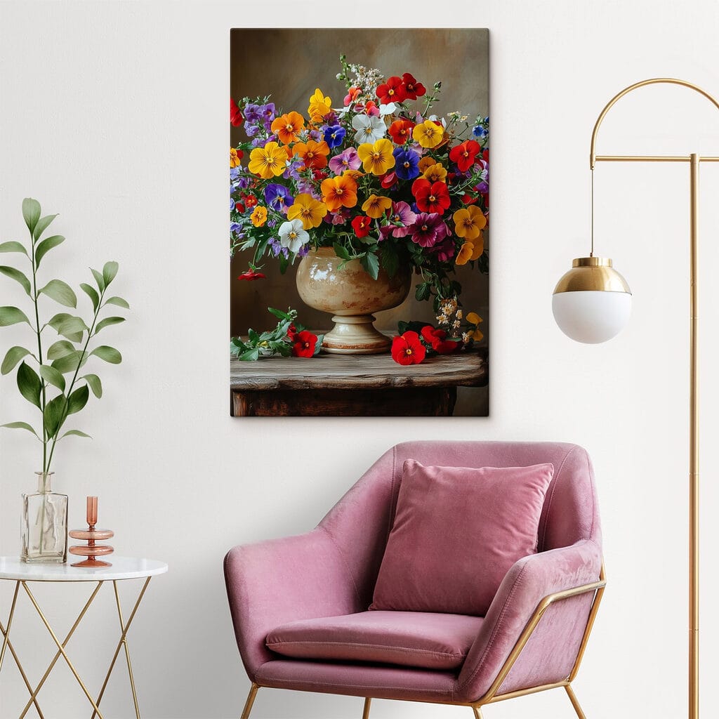 Boeket in klassieke vaas — interieur 1