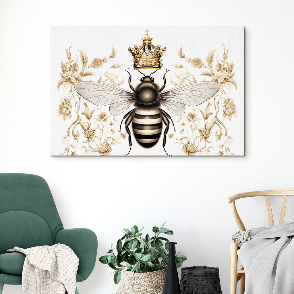Bij met koninklijke kroon — interieur 1