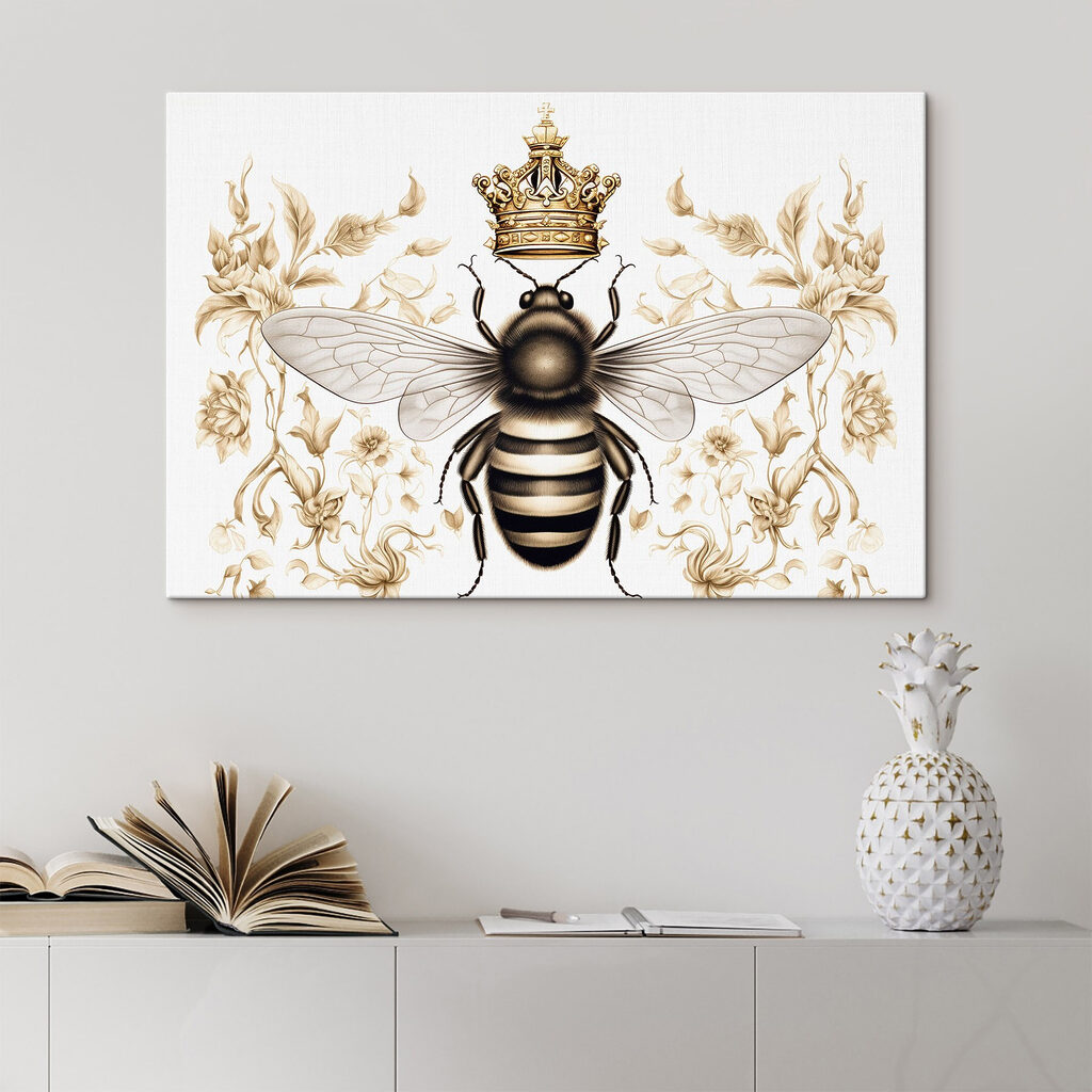 Bij met koninklijke kroon — interieur 2