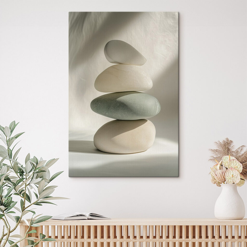 Vier keien in evenwicht — interieur 2
