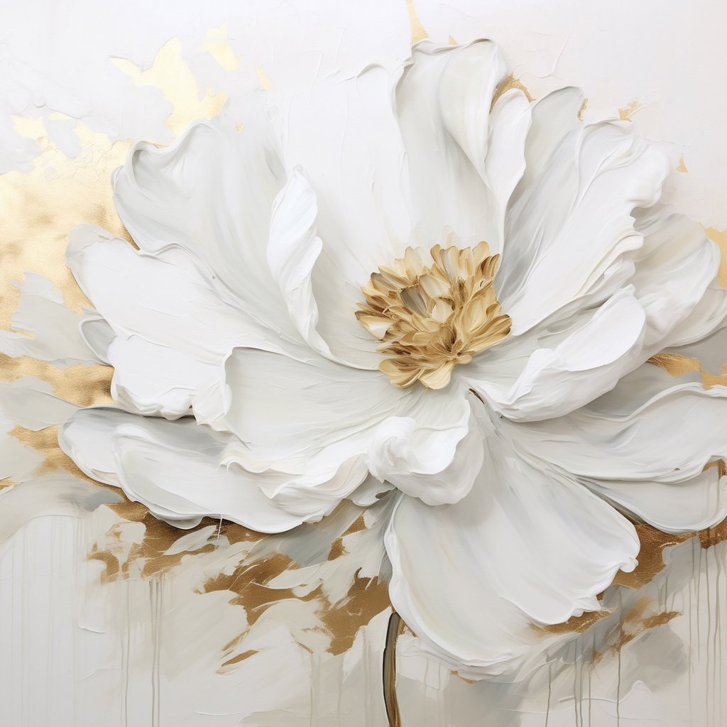 Grote bloem — volledig ontwerp