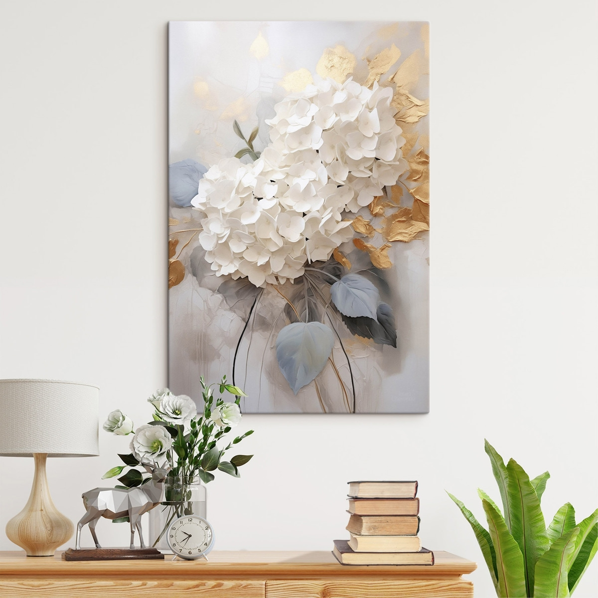 Hortensia’s in ivoortinten — interieur 1
