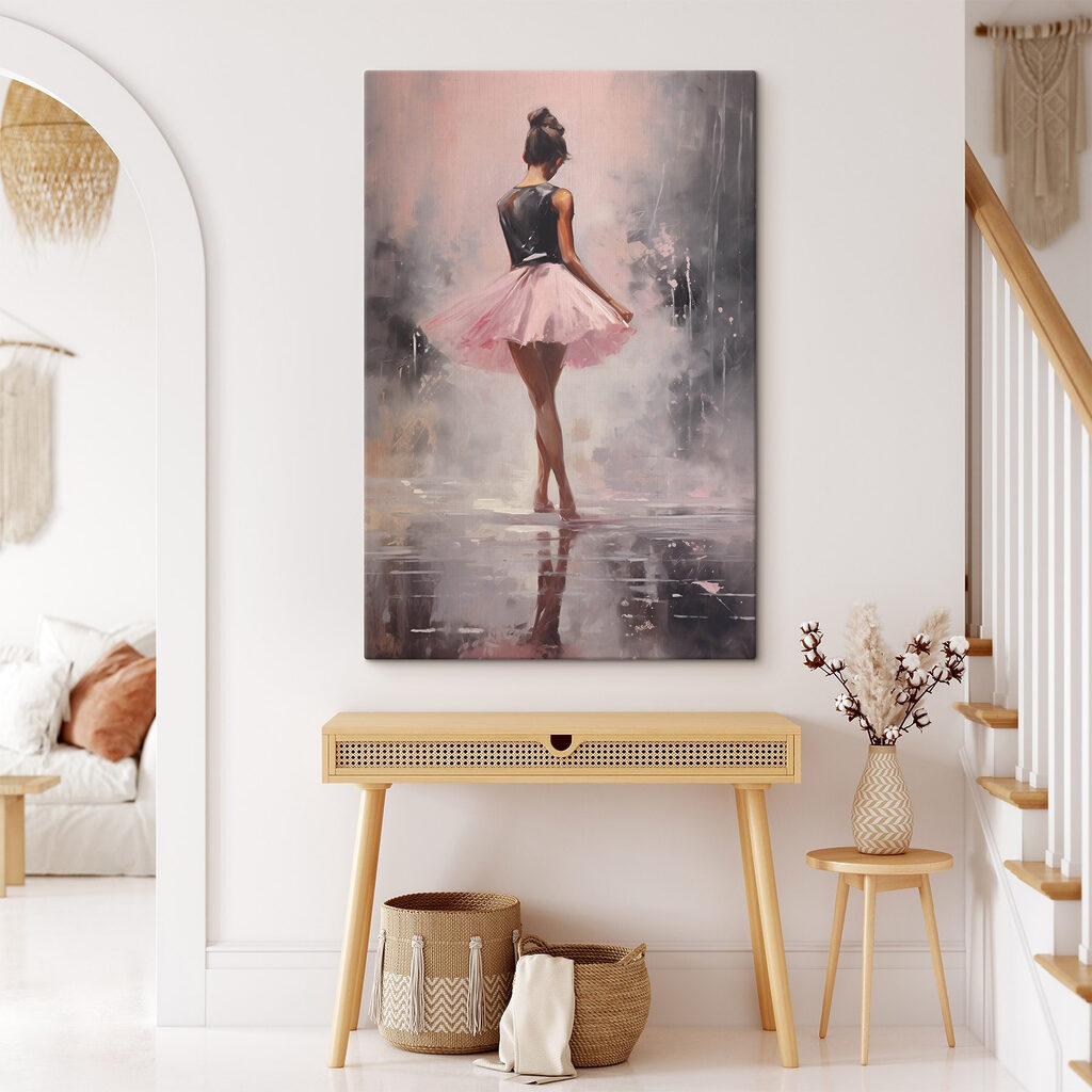 Ballerina met roze tutu — interieur 2