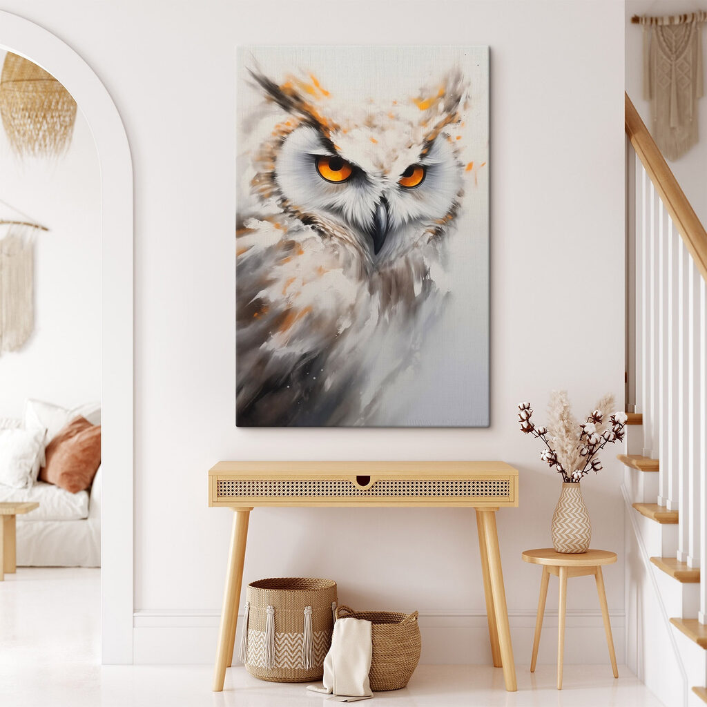 Oehoe met vurige ogen — interieur 2