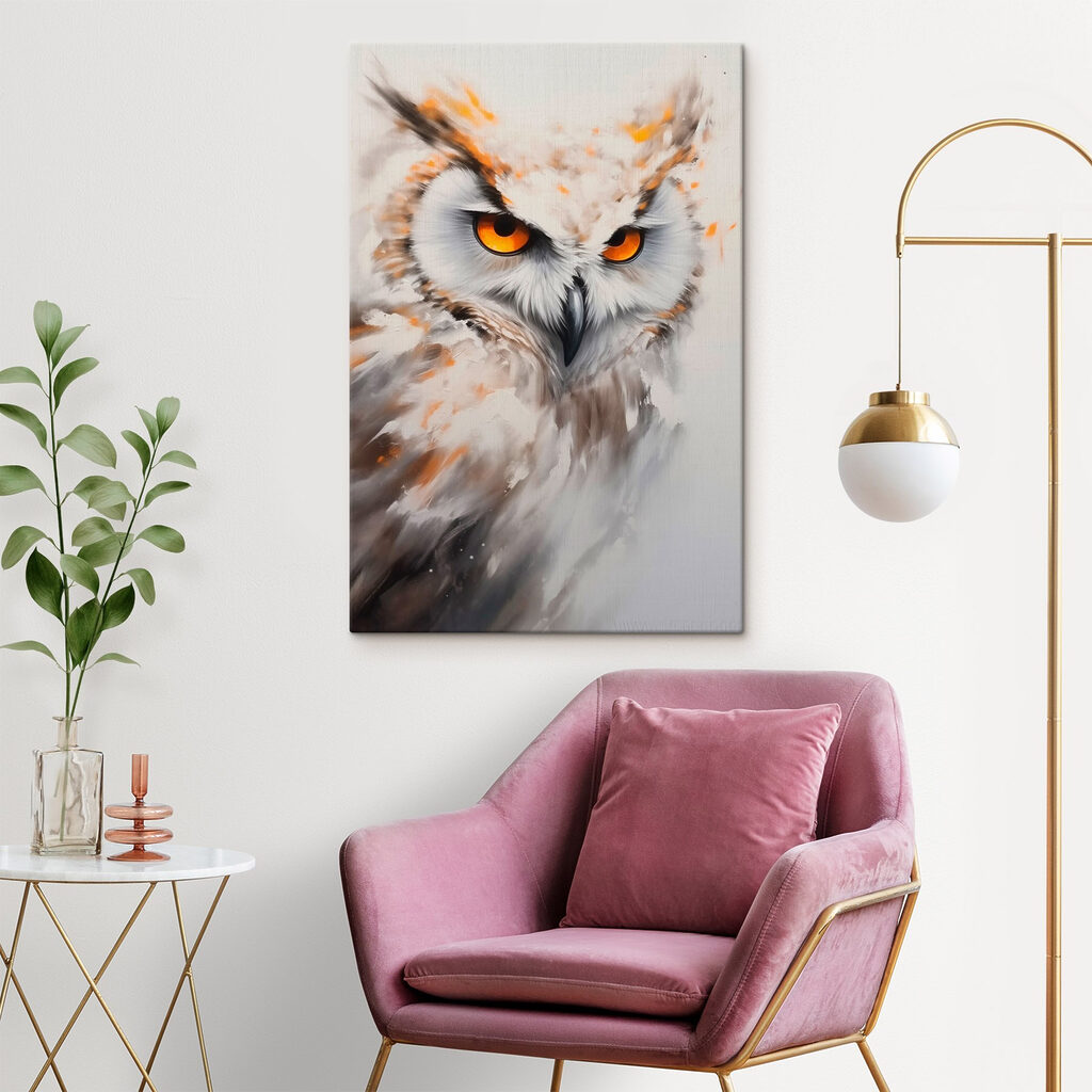Oehoe met vurige ogen — interieur 1