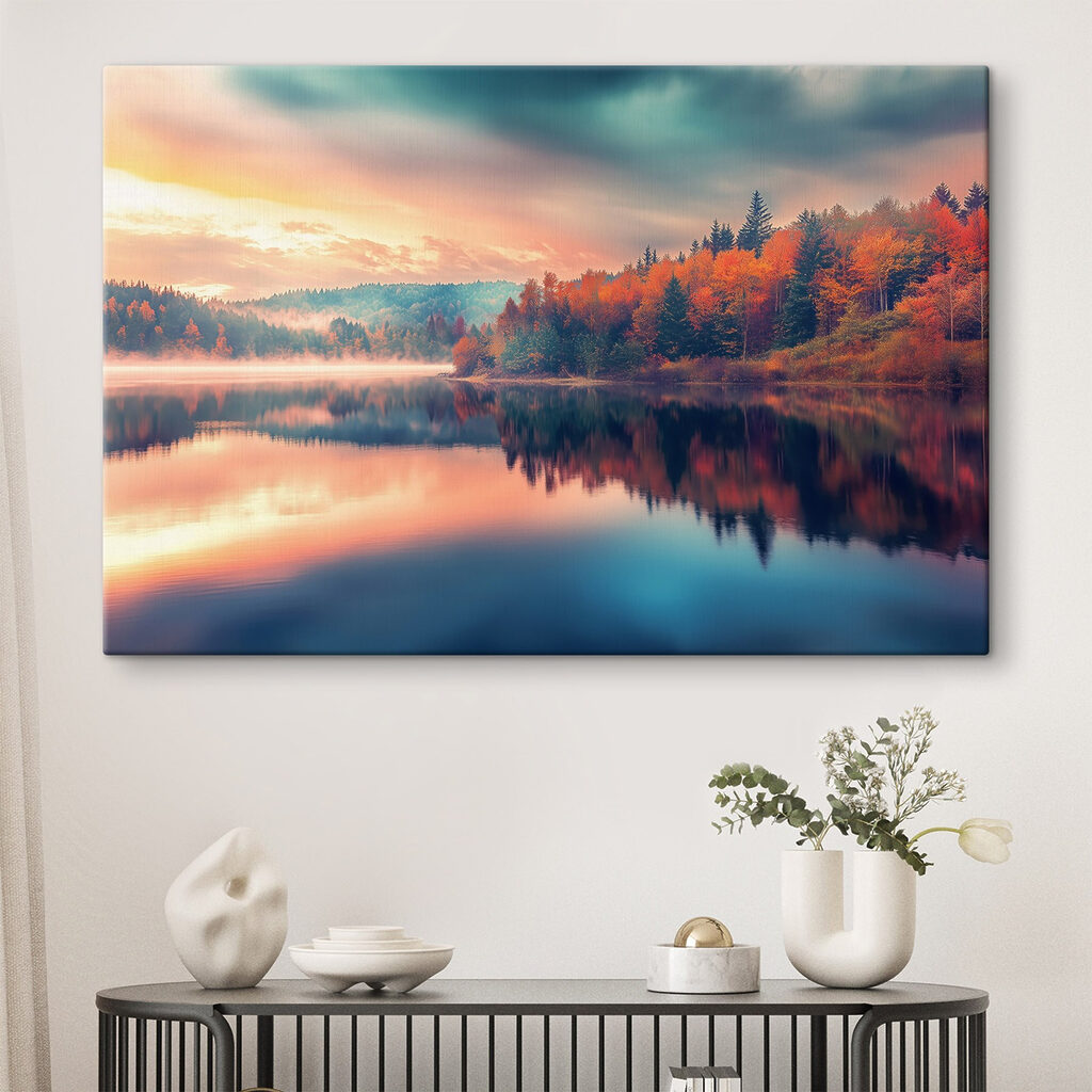 Herfstmeer in spiegelende stilte — interieur 2