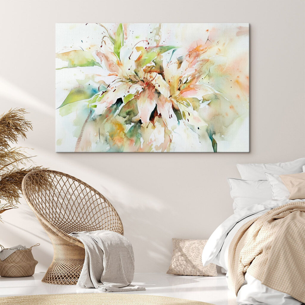Lelies in frisse waterverf — interieur 2