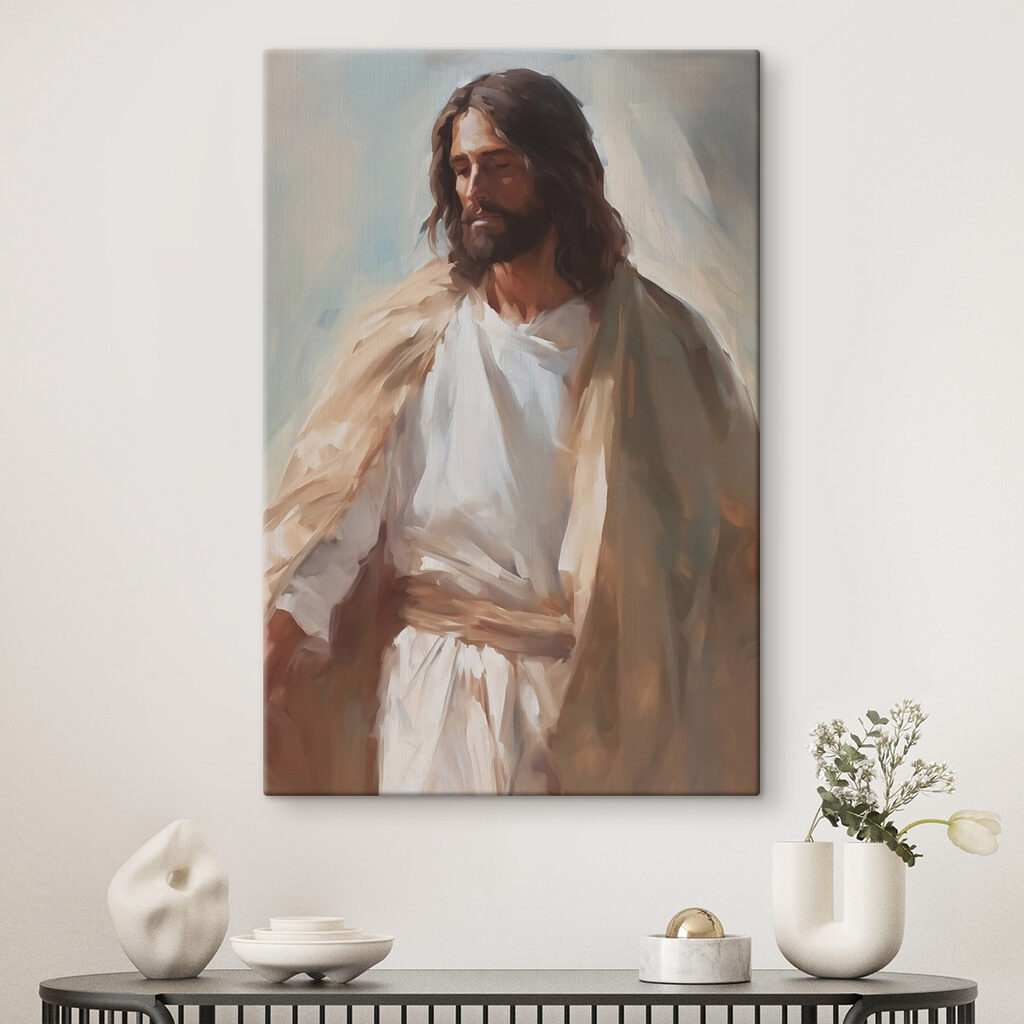 Jezus in warme penseelstreken — interieur 1
