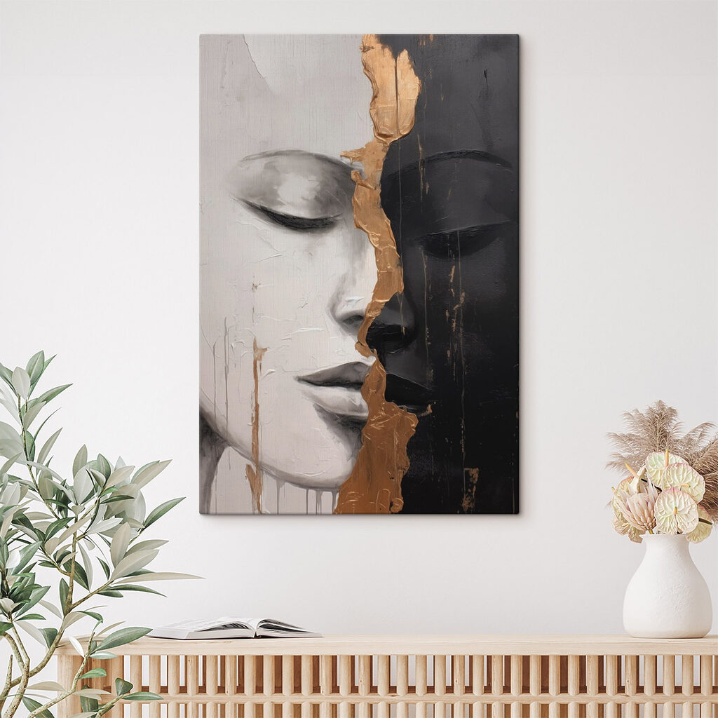 Twee gezichten langs goudnaad — interieur 2