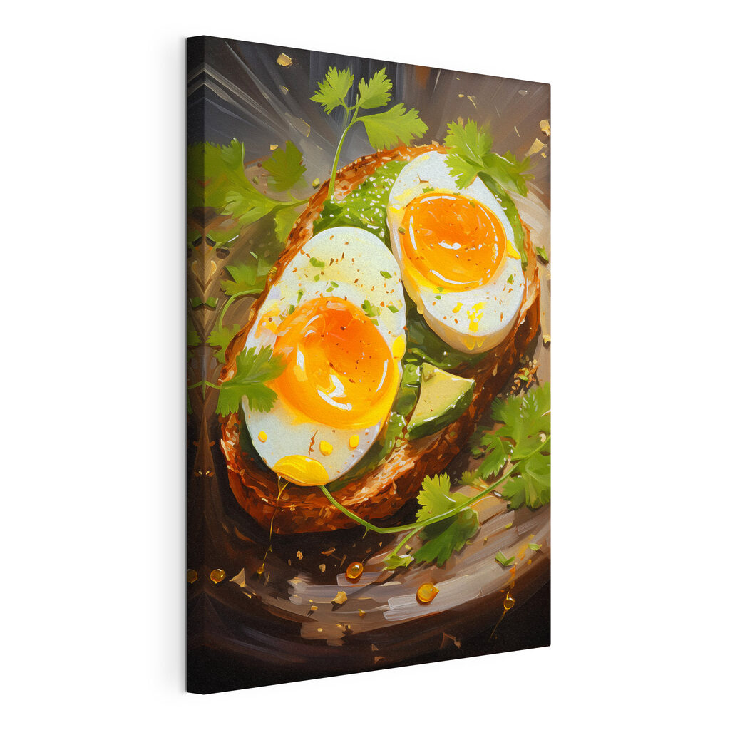 Avocadotoast met zachtgekookt ei — productweergave