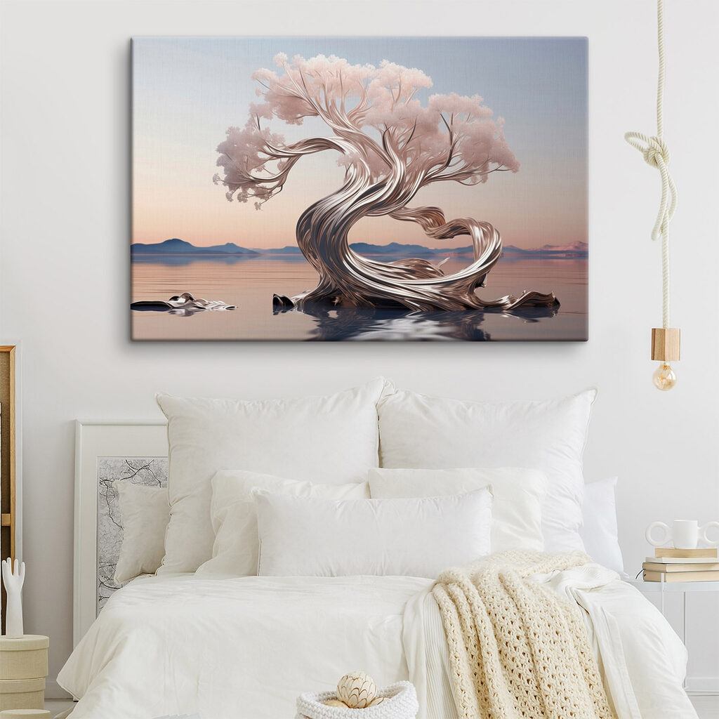 Boom met zilvergrijze stam — interieur 2