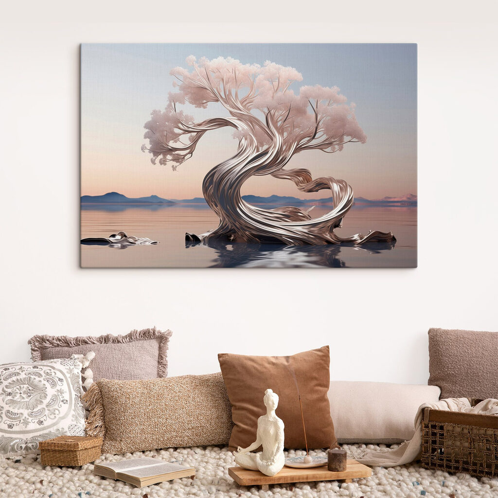 Boom met zilvergrijze stam — interieur 3