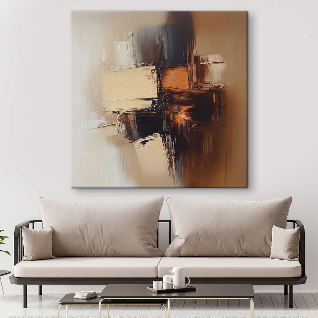 Karamelvlakken boven donkerbruin — interieur 2