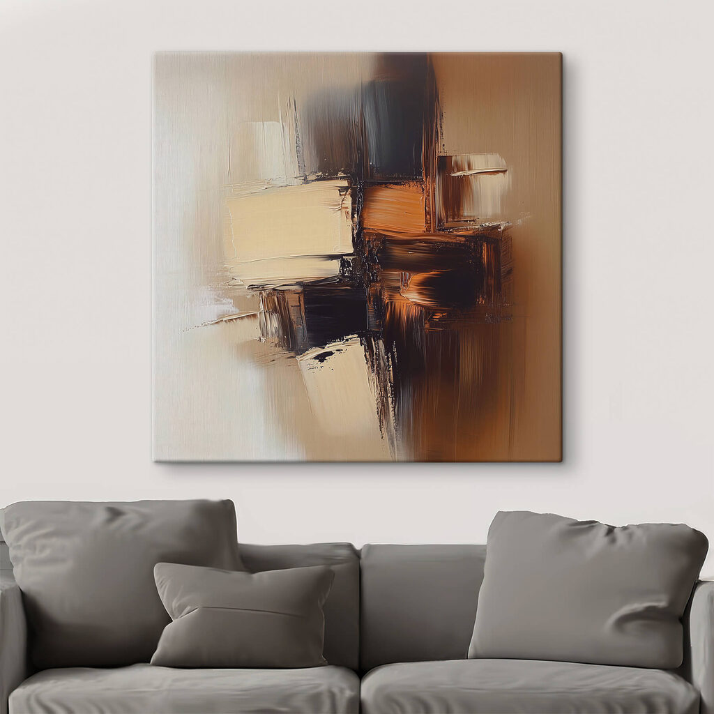Karamelvlakken boven donkerbruin — interieur 3