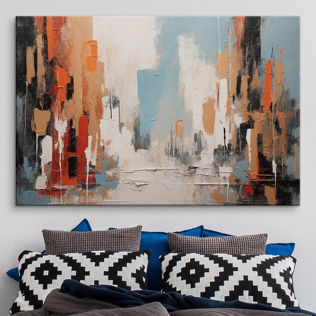 Oranje stadsbanen aan water — interieur 2