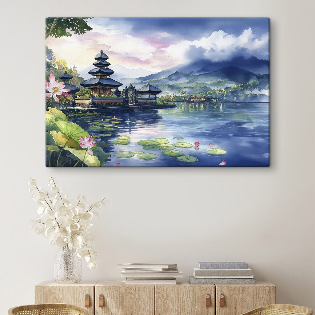 Pagodes bij waterlelies — interieur 2