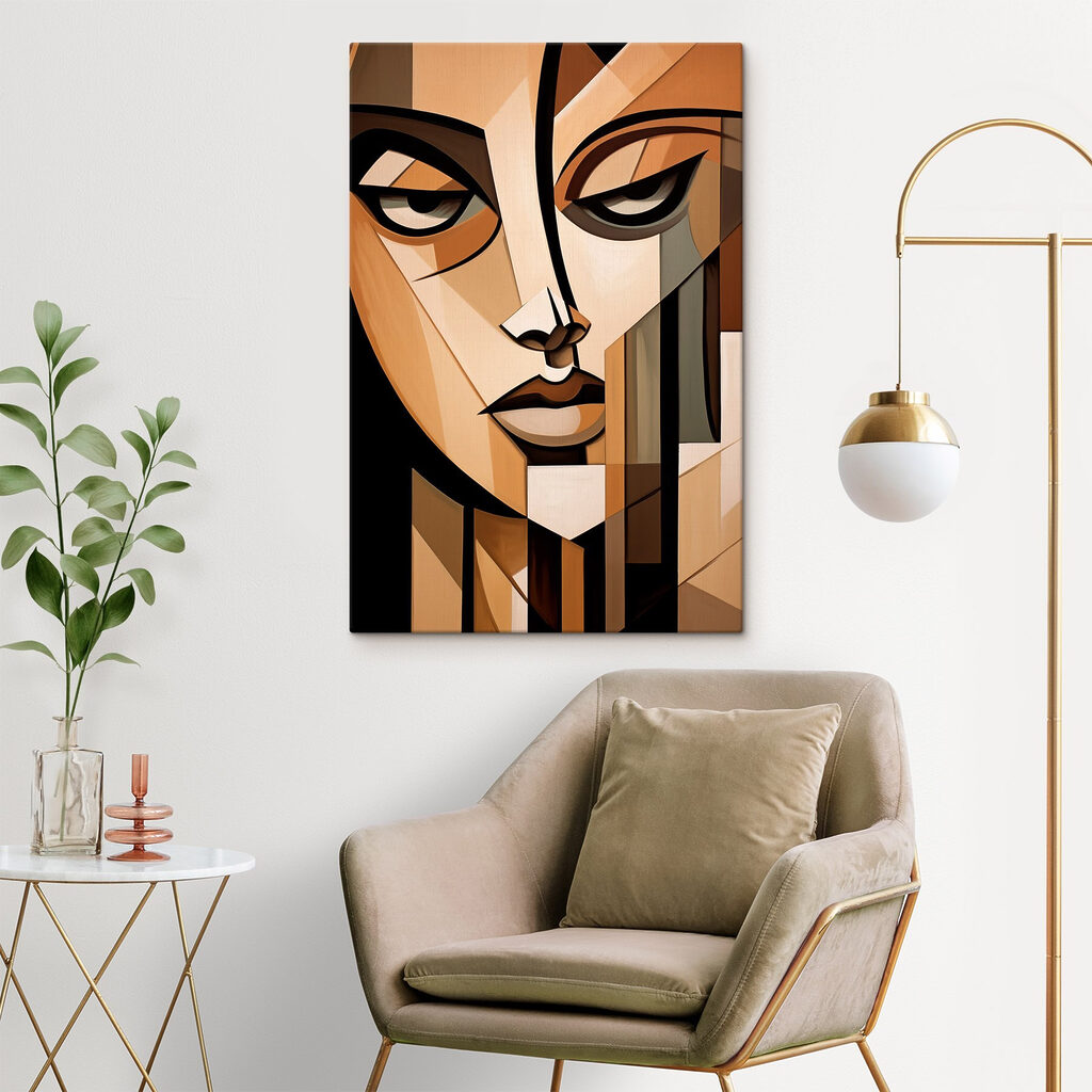 Geometrische blik in bruintinten — interieur 2