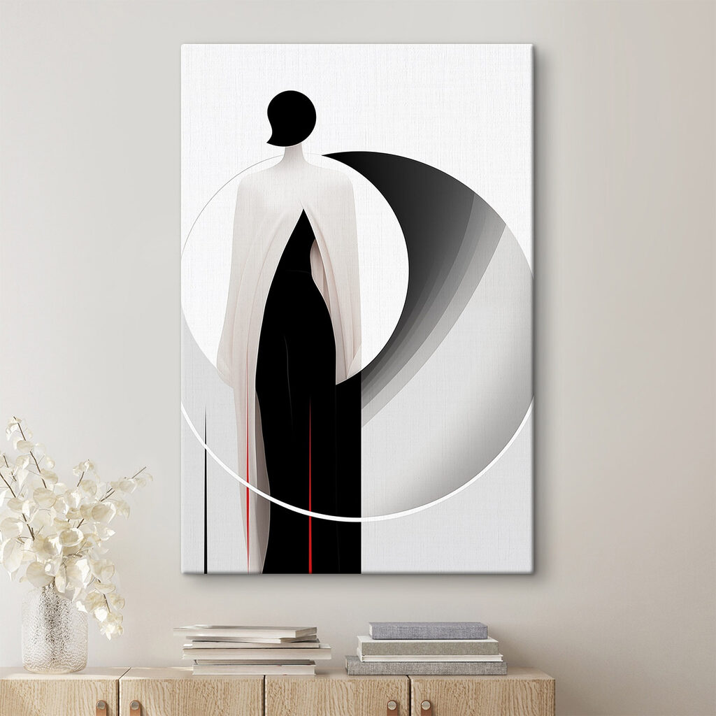 Silhouet voor grijze waaier — interieur 2