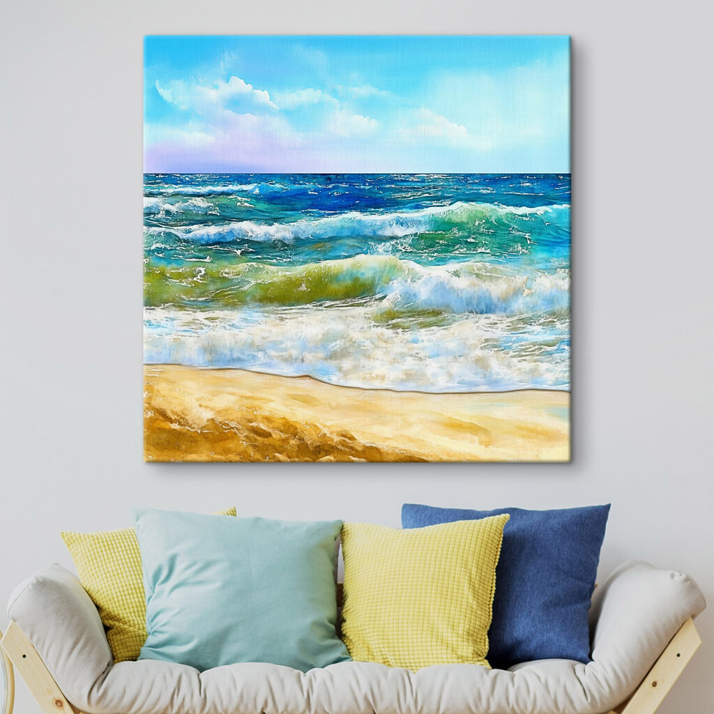Zomergolven aan gouden zand — interieur 2