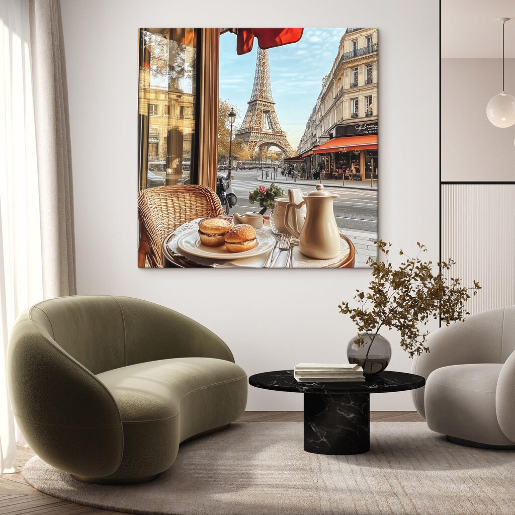 Gebak met Parijs uitzicht — interieur 1