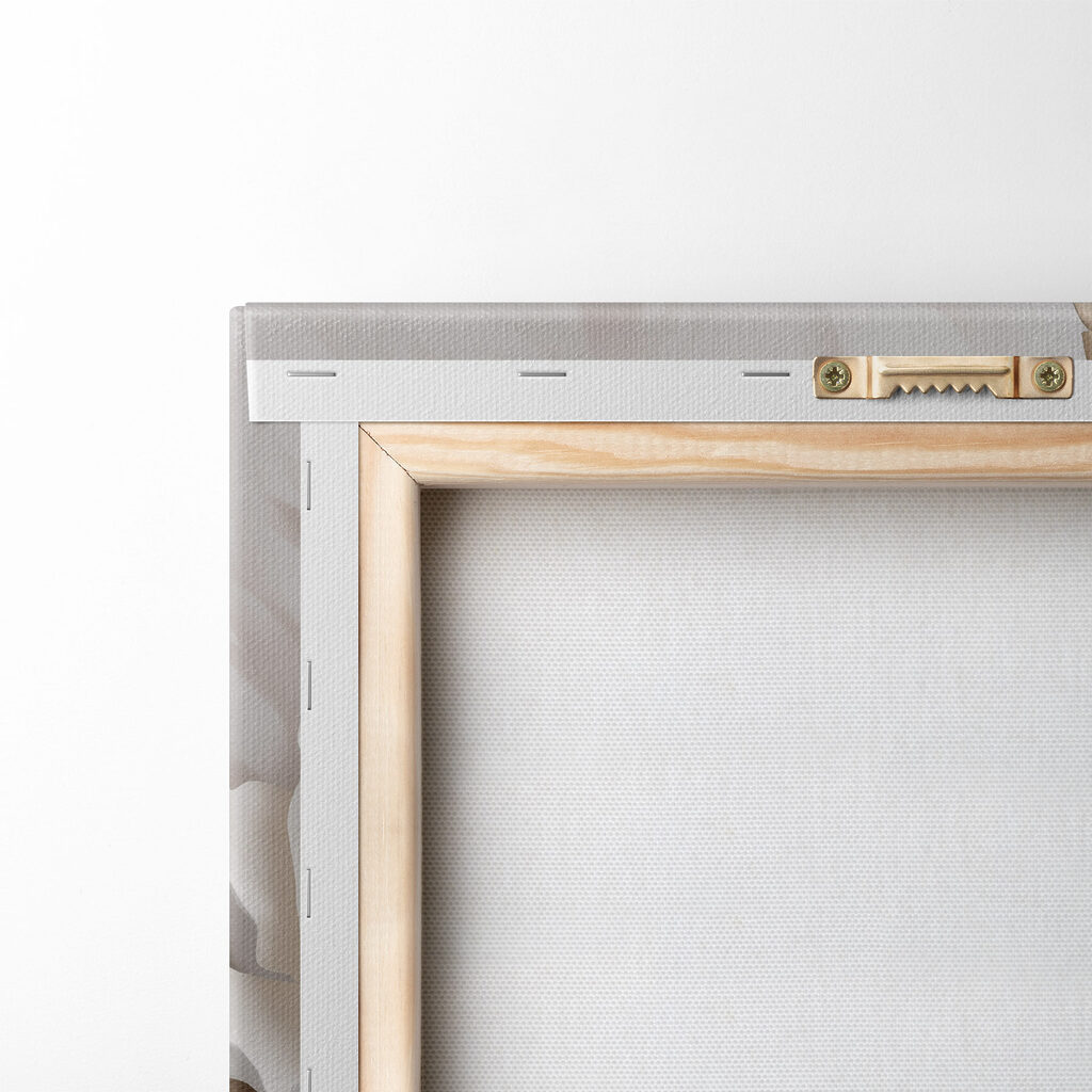 Roomwitte pioenen met goudblad — achterkant