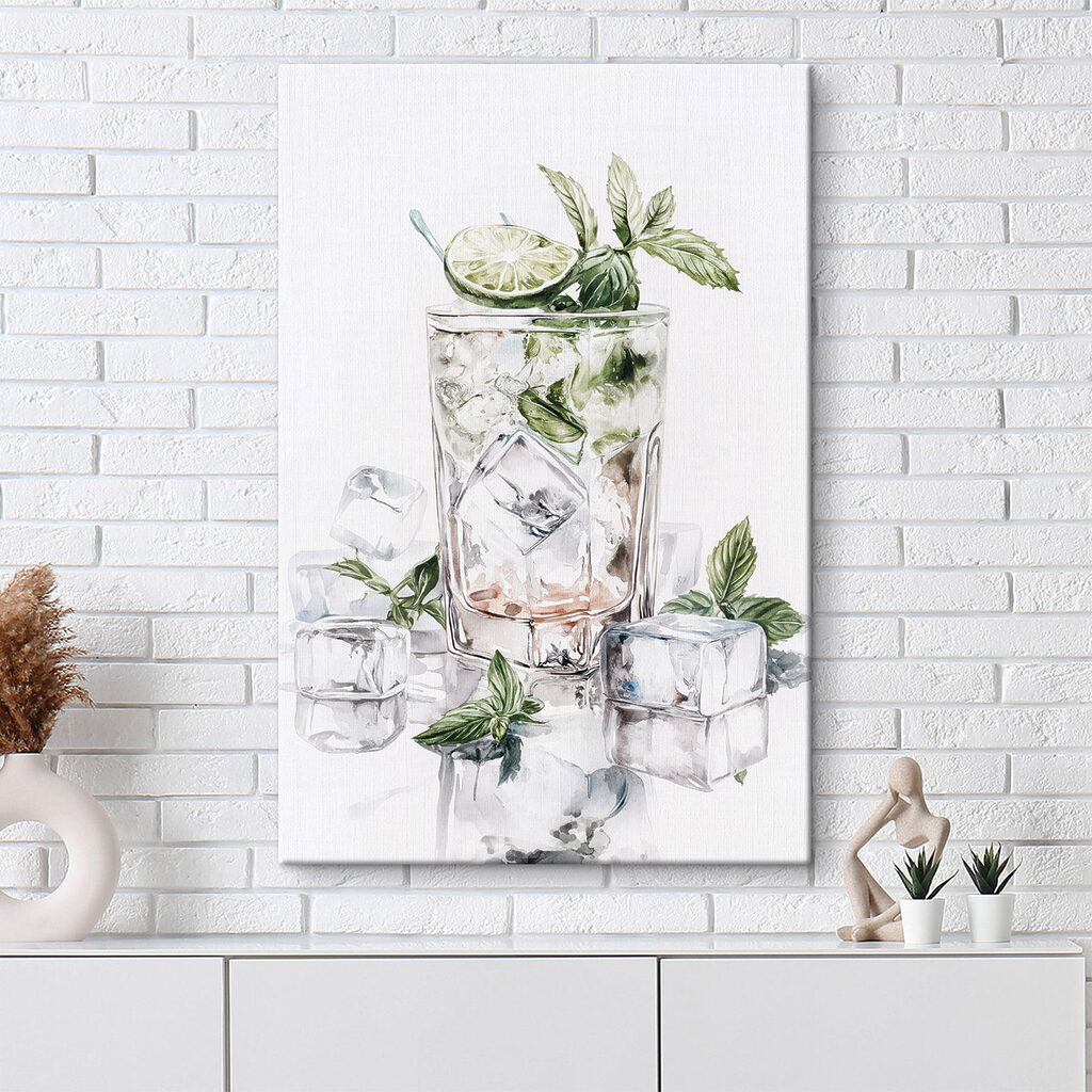 Limoendrank met muntblaadjes — interieur 2