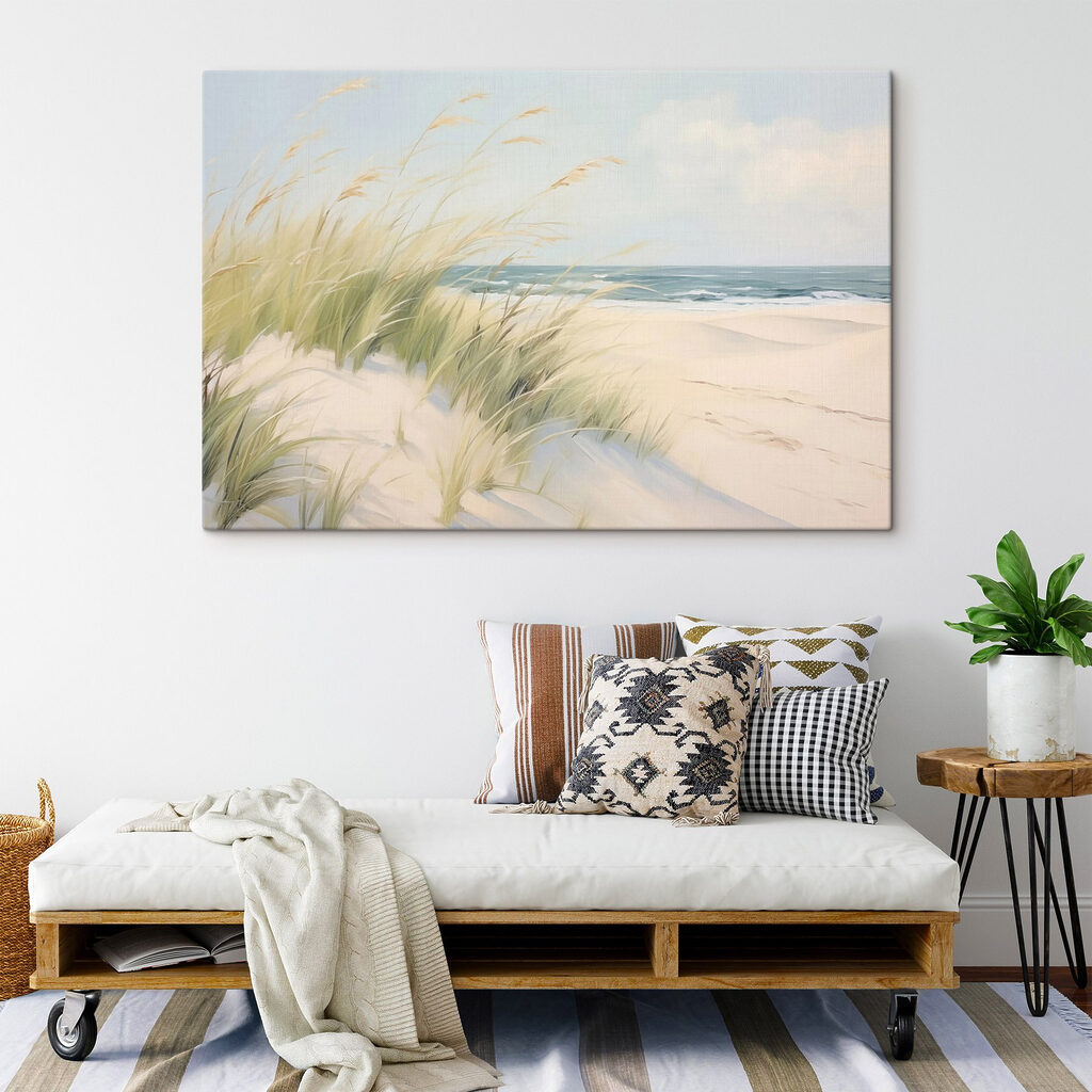 Strand met gras en zand — interieur 2