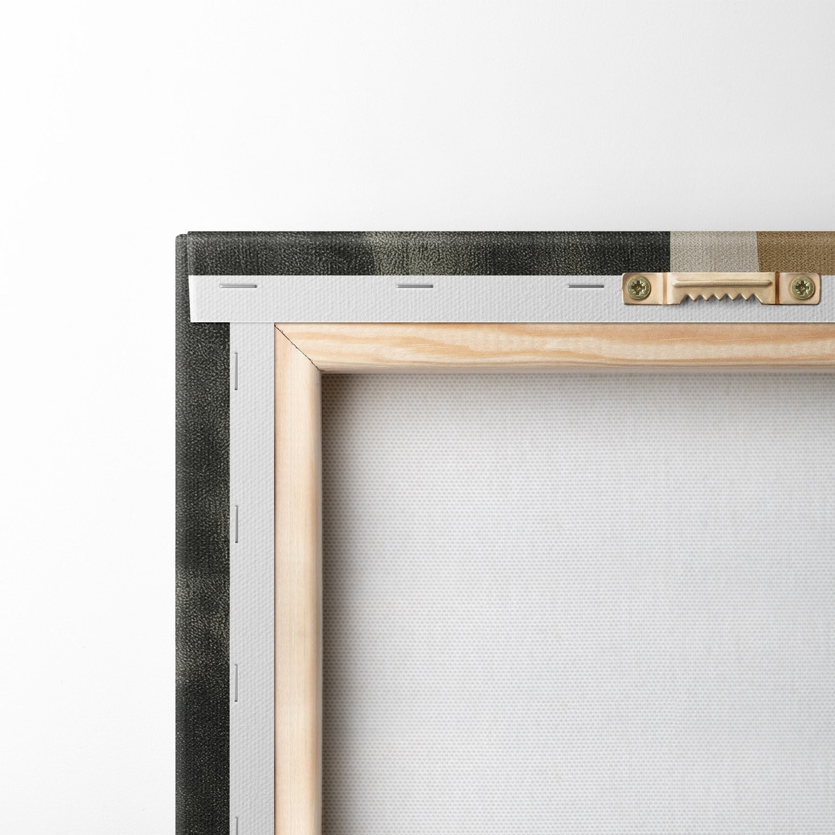 Gezicht en abstractie — achterkant