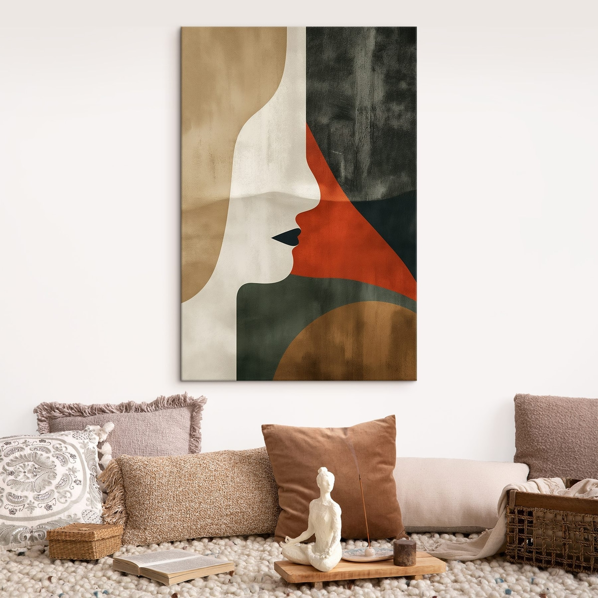 Gezicht en abstractie — interieur 1