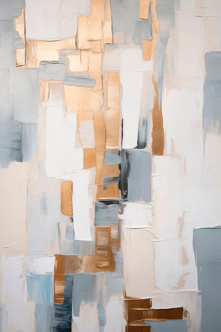 Moderne abstractie imitatie van schilderkunst — volledig ontwerp