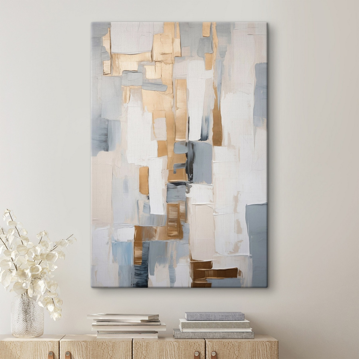 Moderne abstractie imitatie van schilderkunst — interieur 1