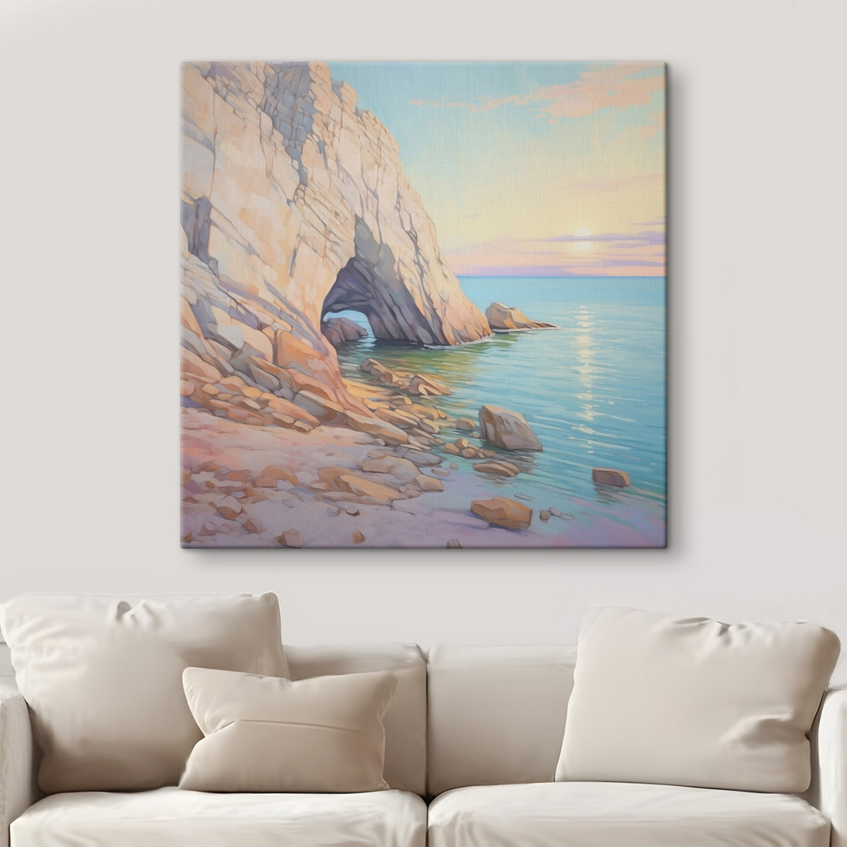 Rots aan zee — interieur 1
