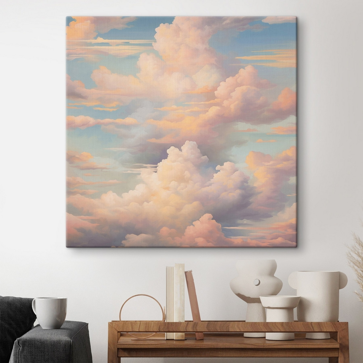 Lucht met wolken — interieur 1