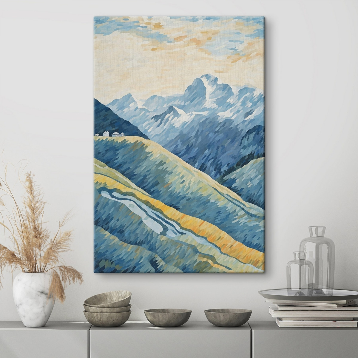 Berglandschap — interieur 1
