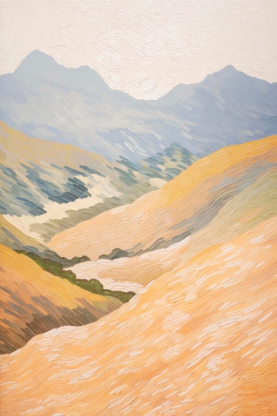 Berglandschap — volledig ontwerp