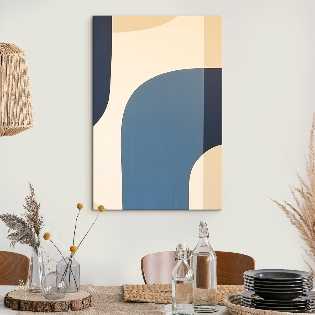 Abstracte golven — interieur 1