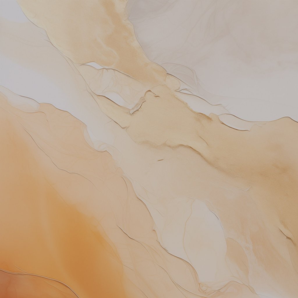 abstract, vloeiend, beige, oranje, marmeren textuur, zachte mix, organische vormen, glad — volledig ontwerp