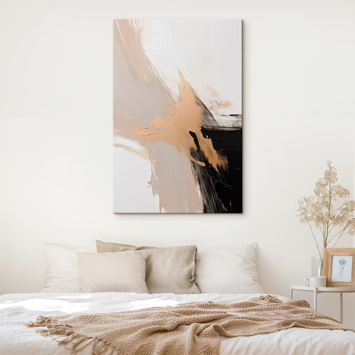 Dynamische abstractie imitatie van penseelstreken — interieur 2